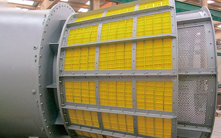 GREX Polyurethane Trommel Screens - Mining Screening Media
