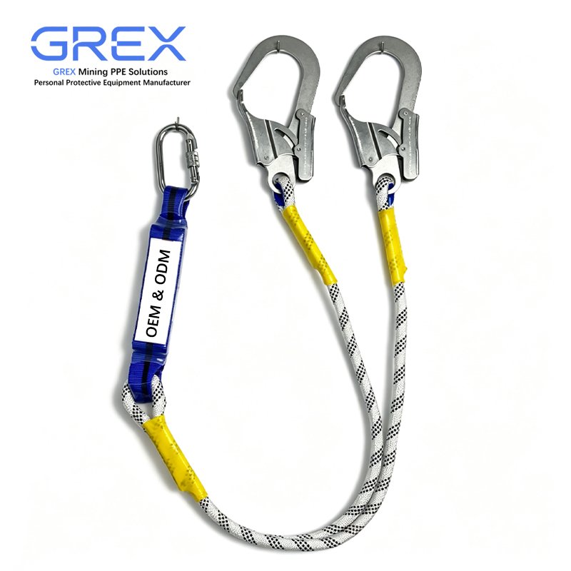 GREX Shock‑Absorbing Safety Lanyard